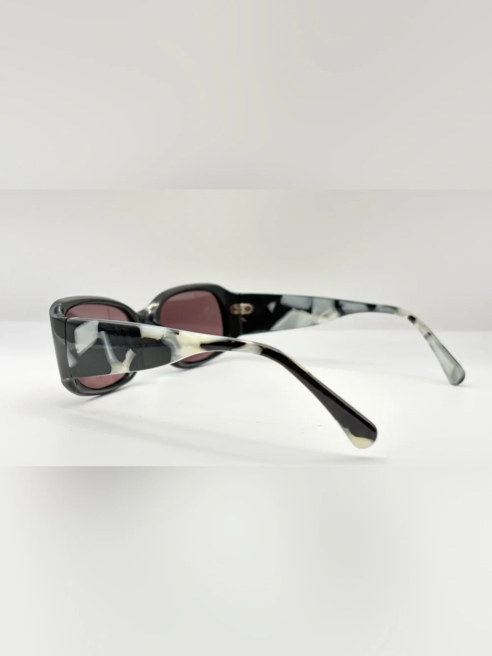 S646 Black Oval Sunglasses Frames Only